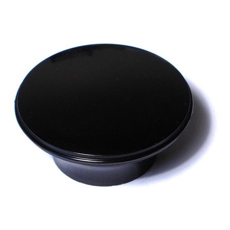 MIDWEST FASTENER #10-24 x 1-3/4" Black Heat Resistant Plastic Coarse Thread Round Knobs 5PK 77961